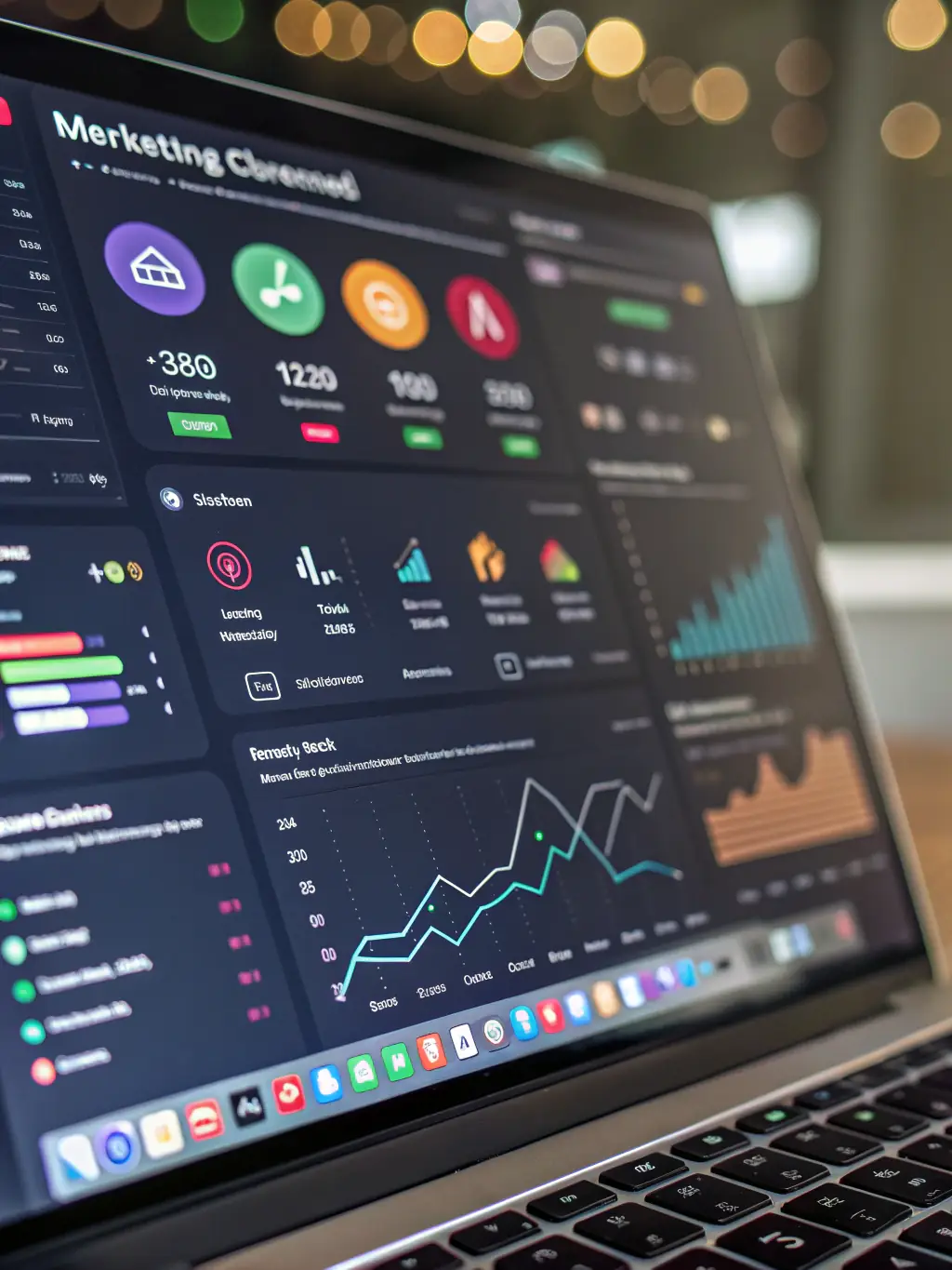 An image of a social media dashboard displaying ad campaigns for real estate listings, showcasing targeted ads.