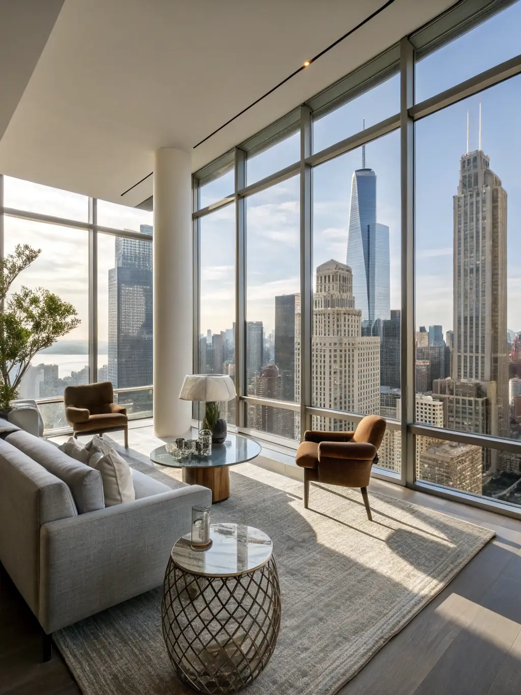 A visually appealing social media ad campaign for a luxury real estate property, highlighting its key features and benefits.